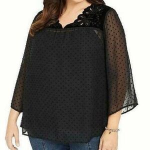 Sheer Blouse Set